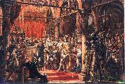 Jan Matejko Coronation of the First King of Poland USA oil painting artist